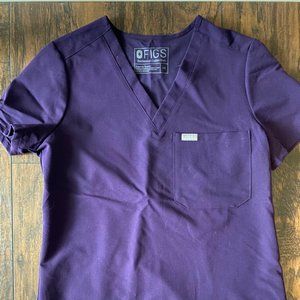 FIGS purple scrub top